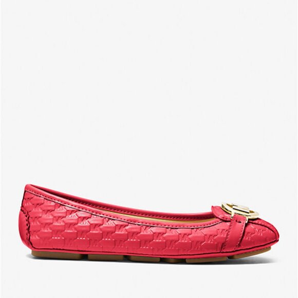 Michael Kors Fulton Logo Embossed Moccasin Size 6 - Picture 1 of 2